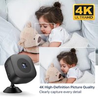 4K Mini WiFi Camera IP/AP Remote Surveillance Portable Motion Detection Camera Smart Home Surveillance Security Camera