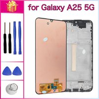 AMOLED for Samsung Galaxy A25 5G LCD Display Touch Screen Digitizer Assembly for Samsung A25 5G LCD A256 A256U A256B A256E Phone