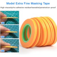 1mm 2mm 3mm Wide Model Spraying Coating Color Ultra Tape Fine DIY Special Masking 18m Model Covering Tape