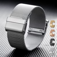 New 0.6mm Mesh Milanese Watch Strap 10mm 12mm 14mm 16mm 17mm 19mm 20mm 21mm 22mm Bracelet Stainless Steel Replacement Wrist Band