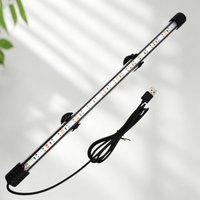 18-58cm USB Vollspektrum Aquarium LED-Lichtleiste Wasserdichte Tauchbare Fischbeckenlampe Unterwasser-Pflanzenwachstumsbeleuchtung