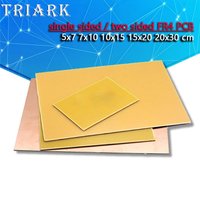 2-10PCS/LOT FR4 PCB 5x7 7x10 10x15 15x20 20x30cm single sided / two sided Copper Clad plate DIY PCB Kit Laminate Circuit Board
