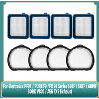Filters Compatible For Electrolux PF91 / PURE F9 / FX 91 Series 5EBF / 5BTF / 6BWF / BORK V800 / AEG FX9 Exhaust Spare Parts