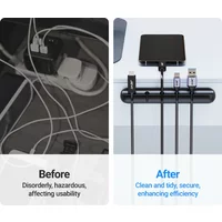 Wholesale Clips Cable Holder for MouseHeadphone Wire Organizer Cable Organizer Silicone USB Cable Winder Desktop Tidy Management