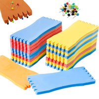 EVA Foam Winding Board 16cm Fishing Line Holder Plate Fish Leader Hook Storage Wire Wrap Holder Tackle Tool Accessories 5-12pcs