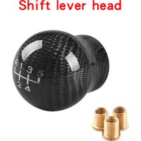 Car Modification Parts, Metal Carbon Fiber Pattern, Shift Lever Head, 5-Speed 6-Speed Shift Lever Head, GR Gear Shift Head
