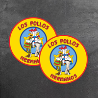 LOS POLLOS HERMANOS Motorcycle Stickers Waterproof for Motorbike Fuel Tank Front Fairing Electric Scooter Laptop Vinyl Decals