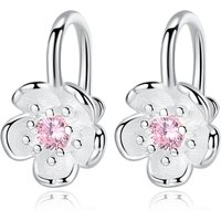 925 Sterling Silver Ear Clip Flower-shaped Earrings Women Fashionable and Simple Birthday Party Wedding Anniversary Jewelry Gift
