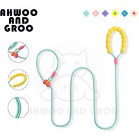 150cm Pet Dog Training Round Rope Light Weight Nylon P Chain Collar Adjustable for Small Medium Dogs Walking Leash Pet Supplies