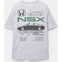 Honda Men's and Women's T-shirt NSX Summer Cotton Short-sleeved Shirts Spring and Autumn Motorcycle Off-road Loose Oversize Top