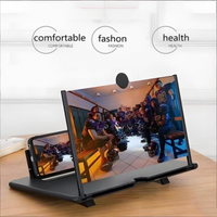 12/10 inch HD Mobile Phone Screen Video Magnifier Multi functional Screen Amplifier For Phone Holder Enlarged Screen Phone Stand