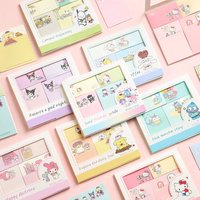 24pcs/lot Sanrio Kitty Melody Memo Pad Cute Hangyodon Sticky Notes Stationery Label Notepad Planner Sticker Post School Supply