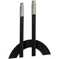 ćYć240W 2-in-1 USB C To Type C Fast Charging Foldable Bracket Data Cable For Phone Detachable Cables Type C Adapter