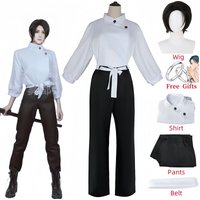 Anime Jujutsu Kaisen Yuta Okkotsu Cosplay Costume Set Halloween Cosplay Clothing Campus Theme Costume(School Uniform Outfit)