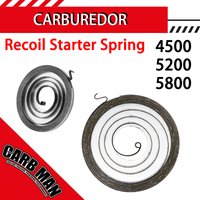 73mm For 45cc 52cc 58cc 2 Stroke Engine 4500 5200 5800 Lawn Mower Chainsaw Recoil Pull Starter Spring Pulley Rope Recoil