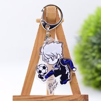 Anime Blue Lock Peripheral Arcylic Keychain Cartoon Figures Keyrings Cute Key Chain Accessories