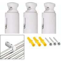 3pcs Heated Radiators Brackets Replacement Towel Rail Radiator Brackets Heated Wall Fixing Mounting Accessories