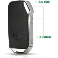 Bilchave 3 Buttons For Kia Sportage Ceed Sorento Cerato Forte 2017 - 2019 FOB Remote Smart Car Key Shell Case Replacement