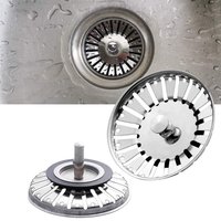 Sink Strainer Replacement Plug Pool Bathtub Hair Catcher Stopper Bathroom Kitchen Sink Strainer Waste Sink Filter Plug Tool
