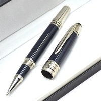 M B John F. Kennedy Special Edition Ballpoint Rollerball Pen Luxury Gift Black Carbon Fiber MetaWith JFK Serial Number Statione