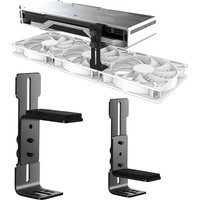 12cm Chassis Fan Position Stainless Steel Computer Graphics Card Holder Prevent Sagging GPU Support Brace for RTX 4090 4080 4070