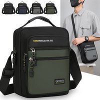 New Fashion Oxford Men Crossbody Bag Single Shoulder Bags Big Capacity Storage Bag Fashion Multi-Pockets Business Crossbody Bags