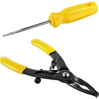 Geared Rotor Adjustment Tool Kit For Lawn Irrigation Maintenance With Gear Shaped Clamp Head And Tool Steel Durability