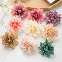 Silk Artificial Flower Chrysanthemum DIY Gift Wedding Bride Bouquet Festival Home Room Outdoor Garden Decoration Wreath Hot Sale