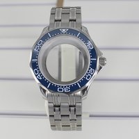 41mm Watch Case and Bracelet Stainless Steel Waterproof for Seamaster 300 NH35 NH36 NH38 Movements 31mm Dial Watch Accessories image 4