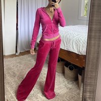 Casual Velvet Crop Top Winter Jacket Women Zip up Hoodies Fashionable Three-Piece Set for Middle-Aged Women Autumn Season