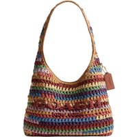 COACH Brooklyn Cellulose Material HOBO Shoulder Bag Small Women's Multicolor CDZ39-B4L38