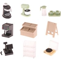 1:6/1:12 Mini Dollhouse Miniature Furniture Coffee Maker Coffee Cup Storage Shelf Simulation Dollhouse Decor DIY Toys Doll House