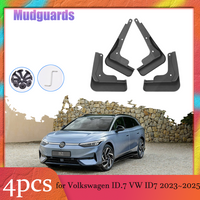 Car Mudflaps for Volkswagen ID.7 VW ID7 Vizzion 2023~2025 2024 Mud Flaps Splash Guards Cover Mudguards Fender Part Accessories