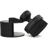 Portable Anti-Static Vinyl Record Brush – Carbon Fiber Bristles Cleaning Tool for Dust Removal & Prevention on LPs