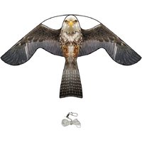 Big Birds Scaring Hawk Flying Kite Simulated Hawk Scare Wind Power Pigeon Scarer Device for Outdoor Home Garden Farm Scarecrow
