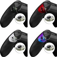 eXtremeRate Flexor Clicky poignées de Rail latéral caoutchoutées Kit d'arrêt de déclenchement antidérapant pour Xbox série X & S pour contrôleur Xbox Core