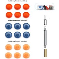 Dental Locator Caps Zubehör Komplettset Universal Implantat Retention Caps Kit Einsetzen Extraktion Locator Core Tool