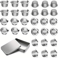 30 Pieces Screen Filter, 1/2 Inch Stainless Steel Metal Screen Filter Mesh Screen Filter for Tobacco Pipe