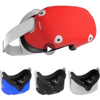For Oculus Quest 2 Quest2 Silicone Case Cover Accessories Smart 3D Virtual Reality VR Glasses Headset Helmet Skin Protection Set