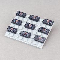 MOC 10PCS 3069pb Printed Aviation Airplane Radar Panel Pattern Building Blocks 3069 Instrument Board Bricks Particle Toys Gifts