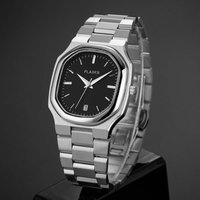 Top Brand Fashion Watch Men Unltra Thin Stainless Steel Oval Quartz Wristwatch Waterproof Date Clock Comfortable Fit for The Arm