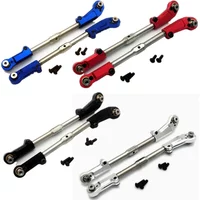 Stainless Steel Adjustable Turnbuckle Tie Rod Steering Link with Aluminum Ends for Arrma 1/8 Kraton Outcast Notorious Talion