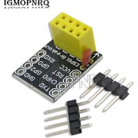 5PCS ESP-01 Esp8266 ESP-01S Model Of The ESP8266 Serial Breadboard Adapter To WiFi Transceiver Module Breakout UART Module