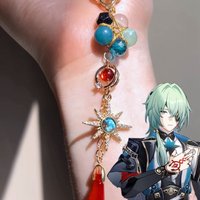 2026 Game Cosplay Keychain Kawaii Anaxa Anaxagoras Keyring Phone Chain Key Chain Accessory Prop
