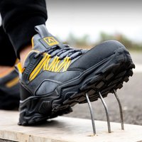 Plus Size 36-48 Men & Women Safety Mining Shoes Outdoor Hiking Sneakers Steel Toe Kevlar Insole Safety Work Shoe Anti-smashing
