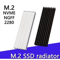 M.2 NVME NGFF 2280 Solid State Hard Disk Radiator Aluminum M.2 SSD Heatsink M.2 SSD Cooler With Thermal Pad For PS5 Desktop PC