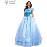 Anime Clothing Adult Cosplay Dress Cinderella Costume Snow White Princess Dress Stage Clothes Halloween Fancy Dress Ball Gown