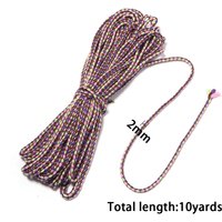 10 Yards or 1 Roll 2mm Parachute Cord Lanyard Solid Rope Outdoor Camping Survival Thread String Strap DIY Lanyard Making Suppies