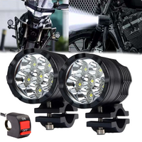 Dodatkowe reflektory LED 6000K 140W, lampy przeciwmgielne LED do motocykla, nowe reflektory z 6 diodami do BMW R1200GS ADV F800GS, akcesoria