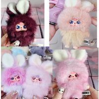 Genuinne new Baby Three super mini rabbit Series Vinyl Blind Box Pendant Cute Doll Figure Toy birthday Halloween childGirl Gift